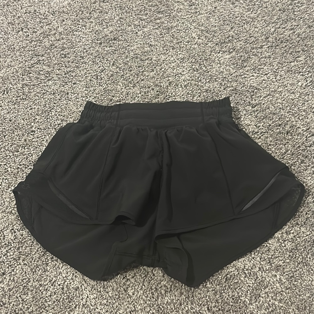 Black lululemon shorts